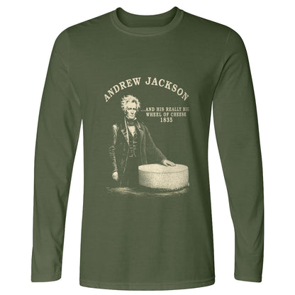 Cheese Wheel Long Sleeve T-Shirt