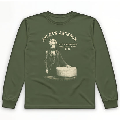 Cheese Wheel Long Sleeve T-Shirt