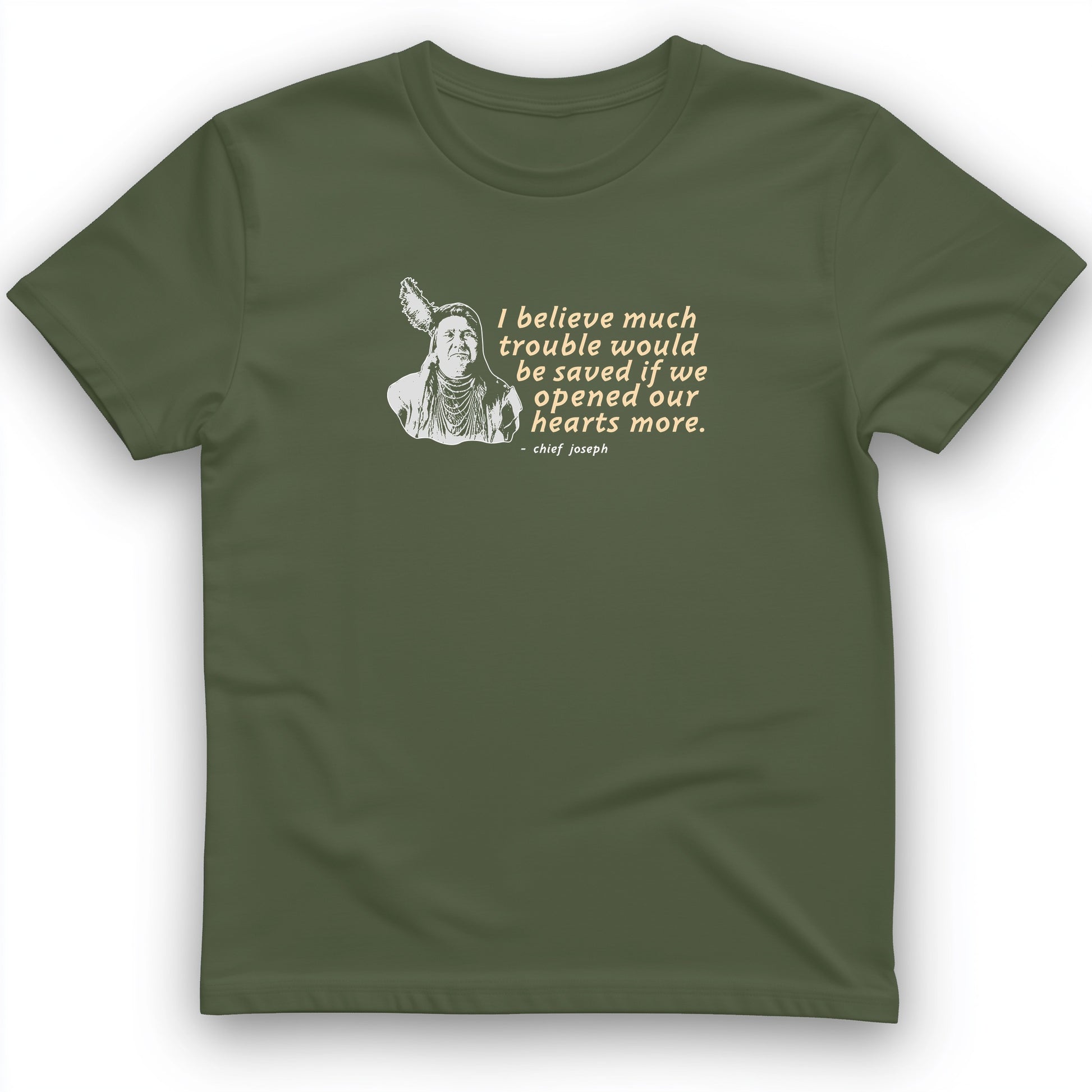 Chief Joseph Open Hearts T-Shirt