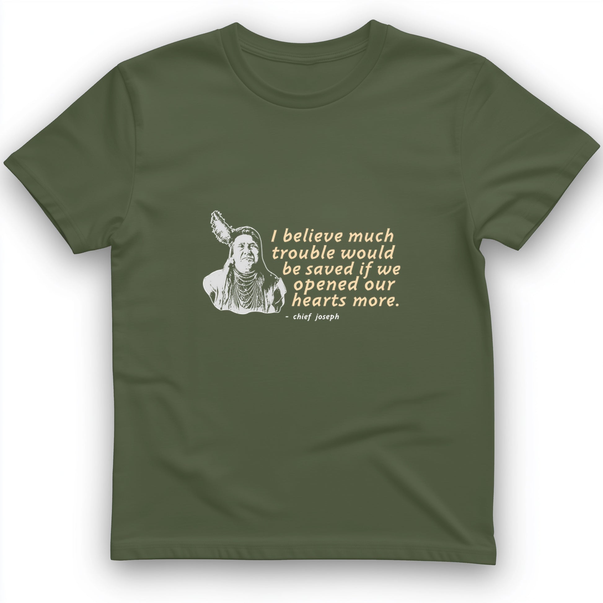 Chief Joseph Open Hearts T- Shirt