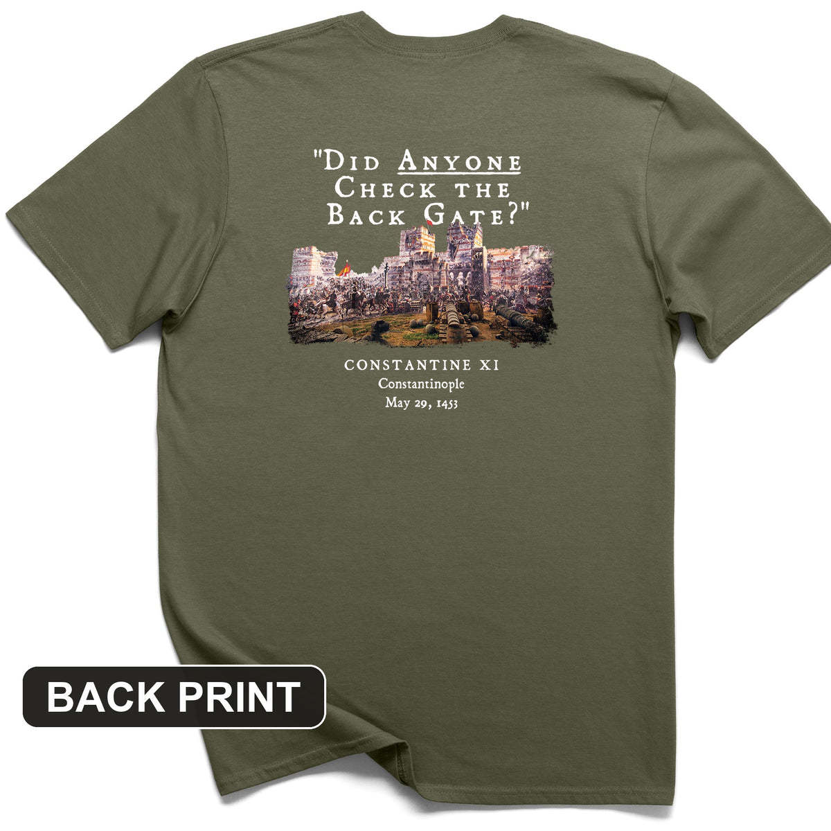 Constantinople Back Print T-Shirt