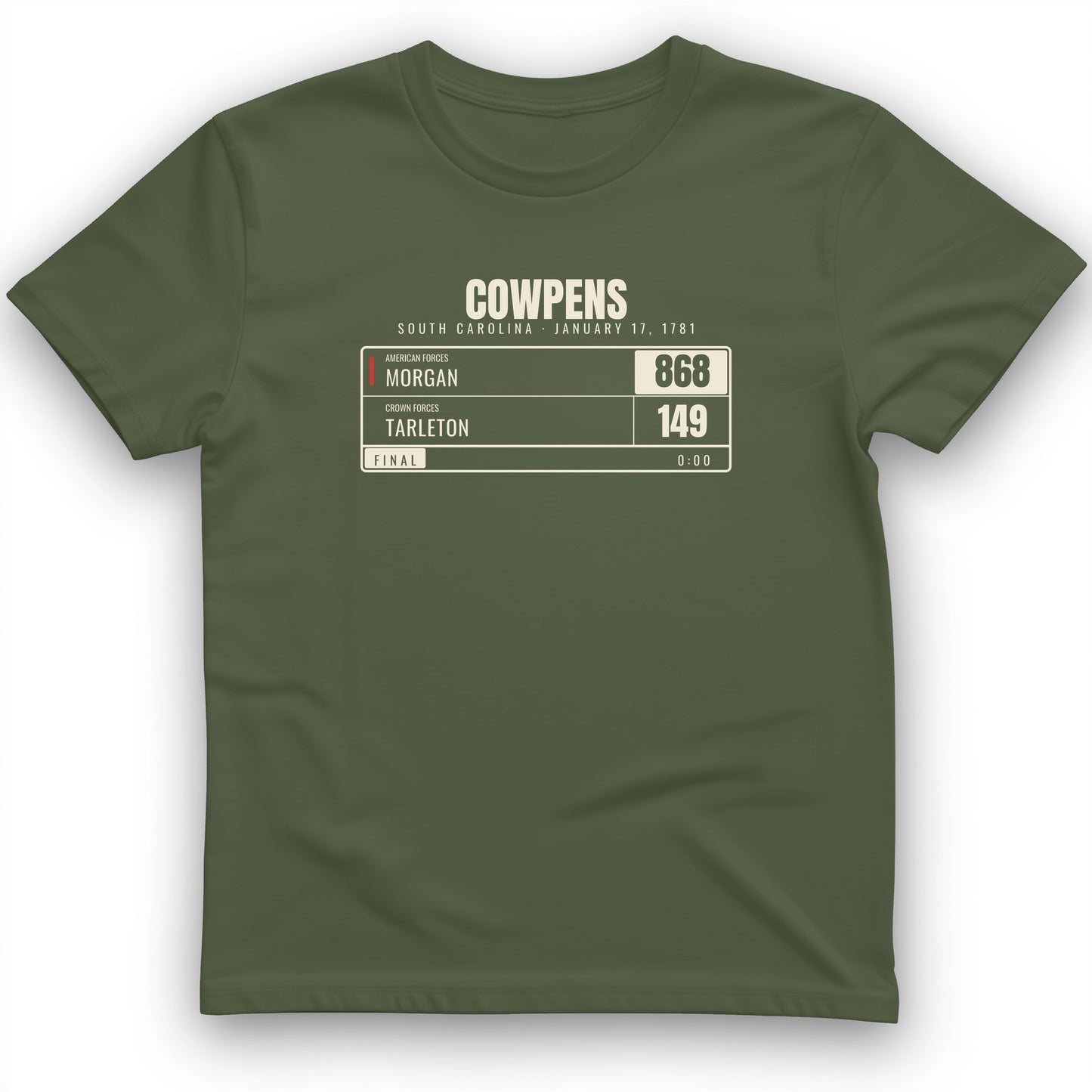 Cowpens Scoreboard T-Shirt