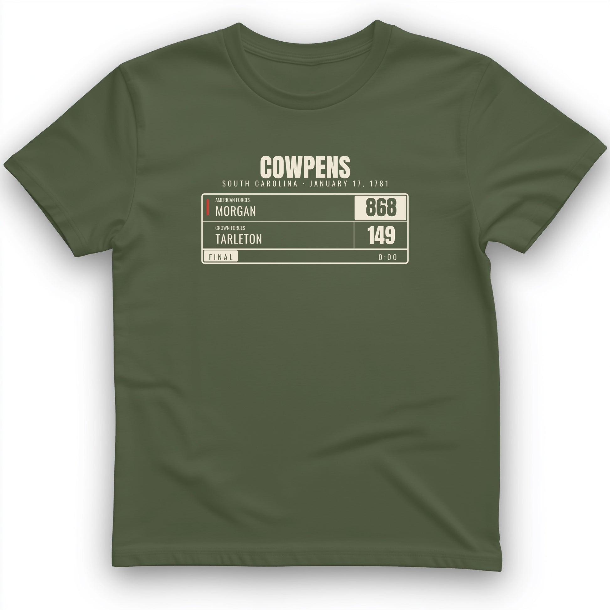 Cowpens Scoreboard T-Shirt