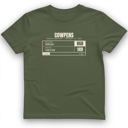 Cowpens Scoreboard T-Shirt