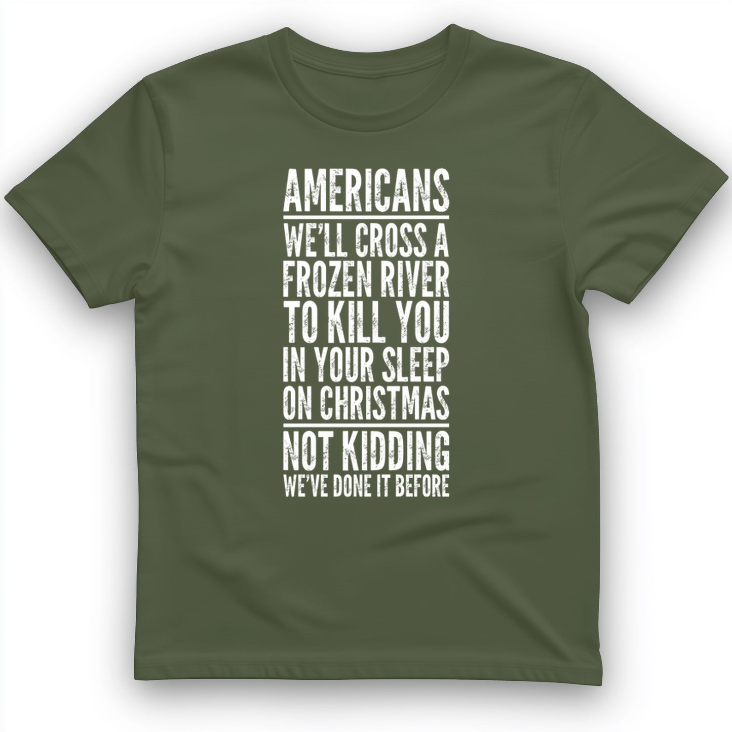 Cross A River On Xmas T-Shirt