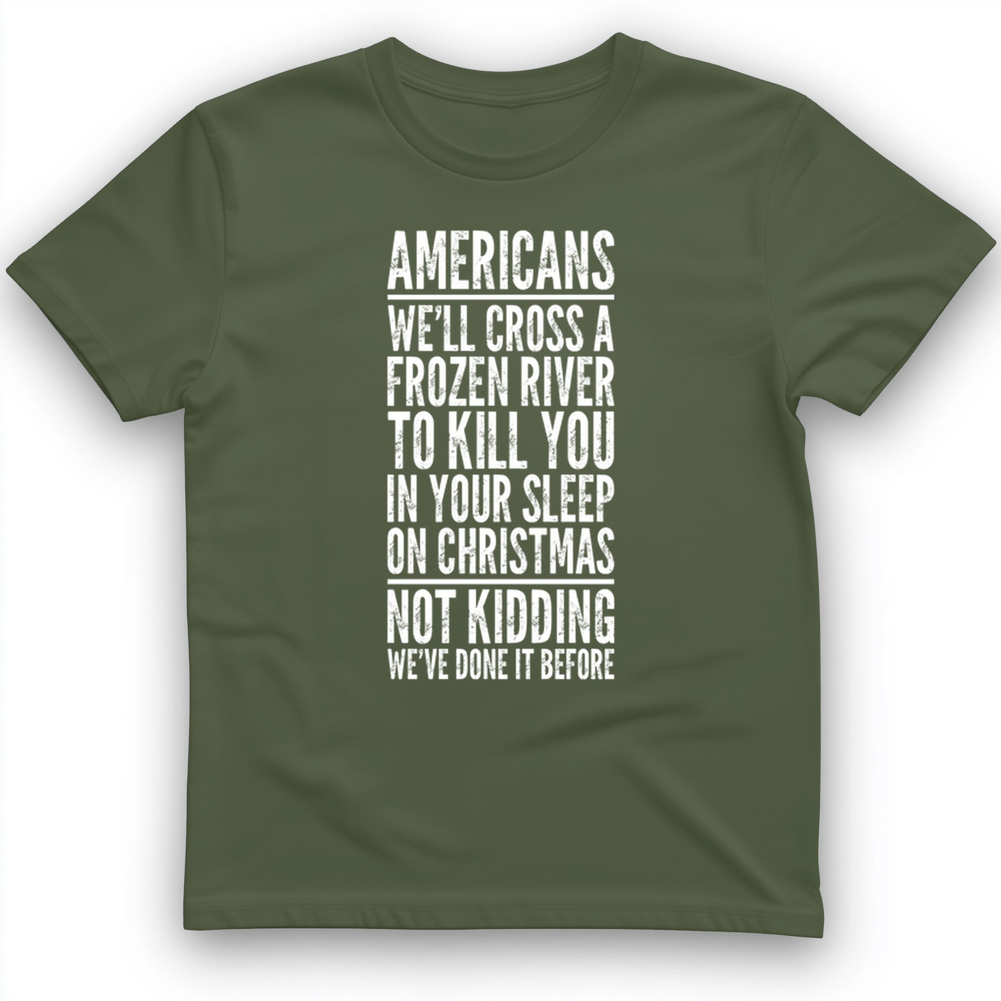 Cross A River On Xmas T-Shirt