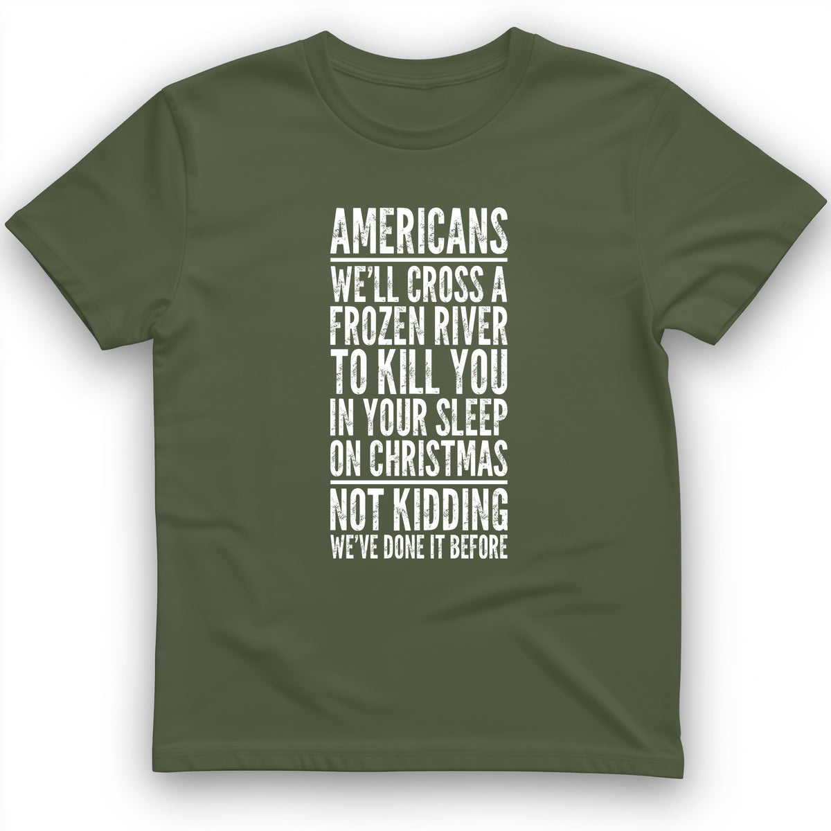 Cross A River On Xmas T-Shirt