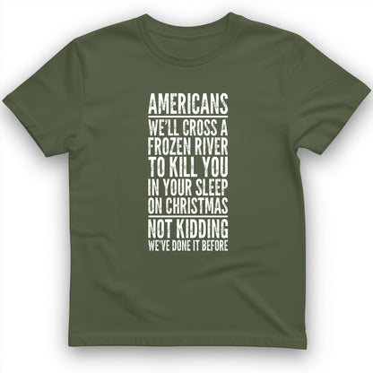 Cross A River On Xmas T-Shirt