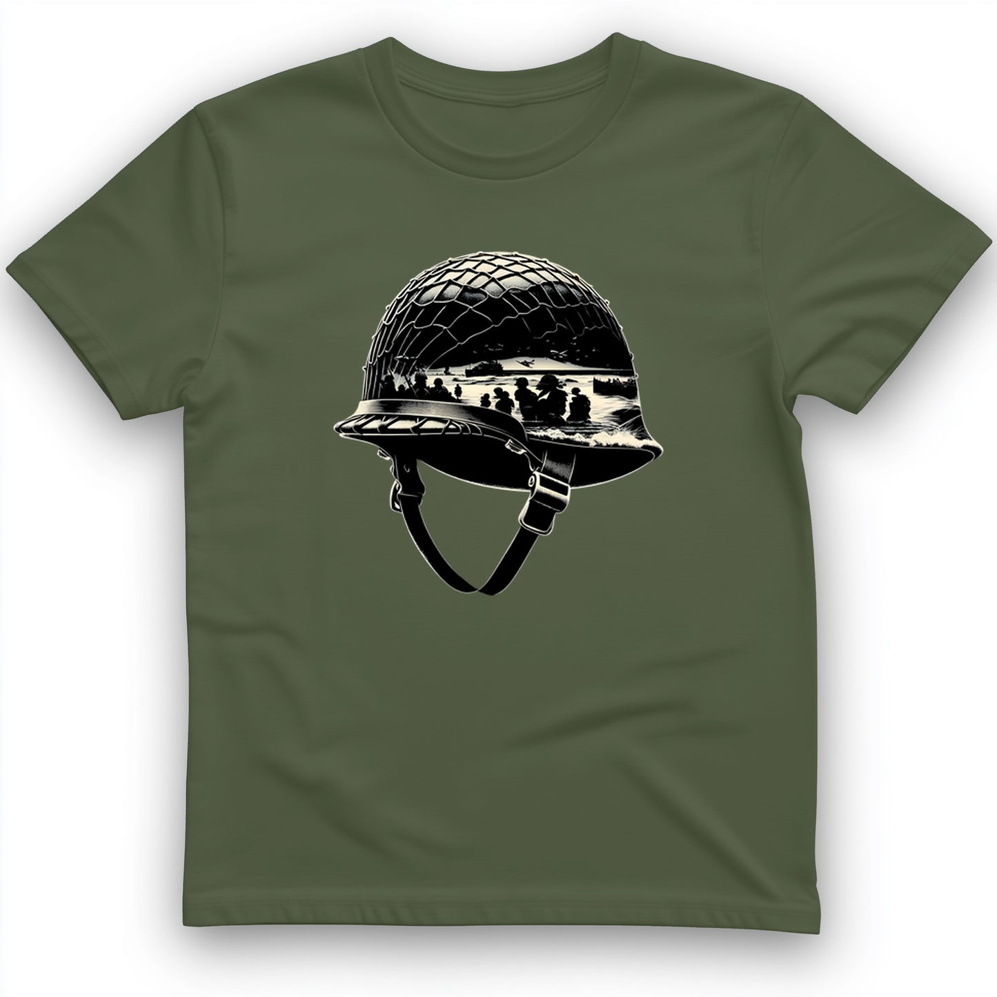 D-Day Helmet T-Shirt
