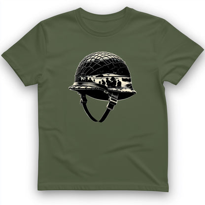 D-Day Helmet T-Shirt
