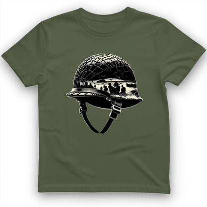 D-Day Helmet T-Shirt