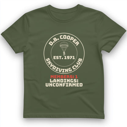 DB Cooper Skydiving Club T-Shirt