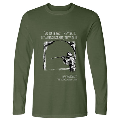 Davy Crockett Long Sleeve T-Shirt
