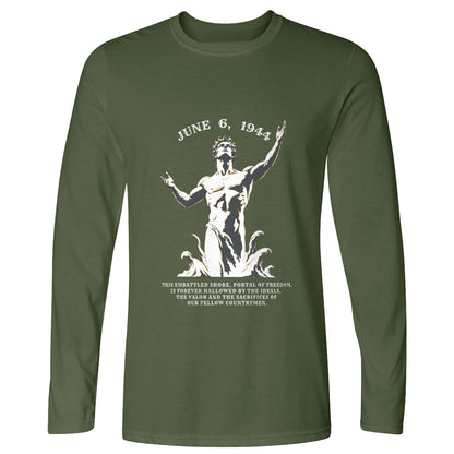 Dday Statue Long Sleeve T-Shirt