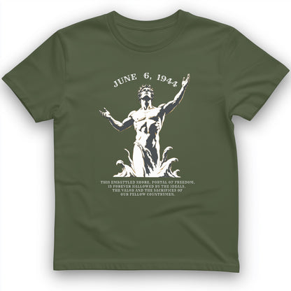 Dday Statue T-Shirt