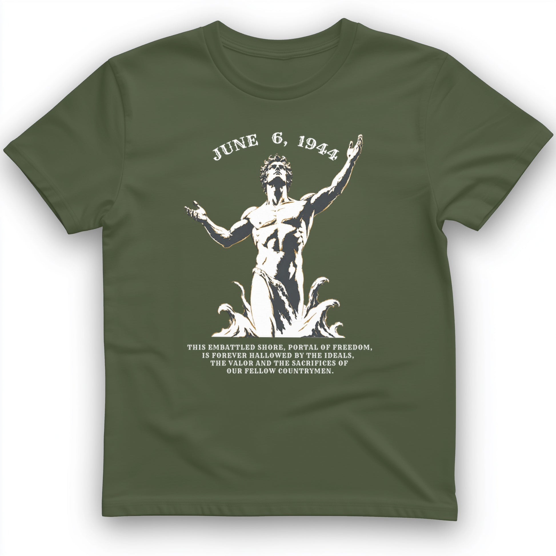 Dday Statue T-Shirt