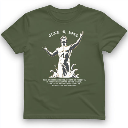 Dday Statue T-Shirt