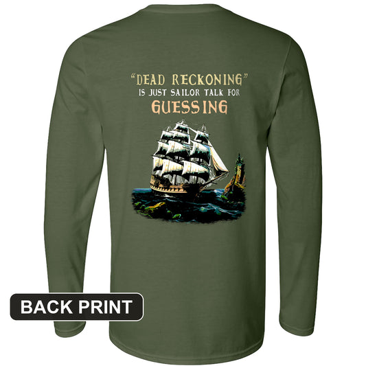 Dead Reckoning Sailor Back Print Long Sleeve T-Shirt
