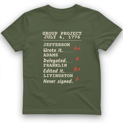 Declaration Of Independence Group Project T-Shirt