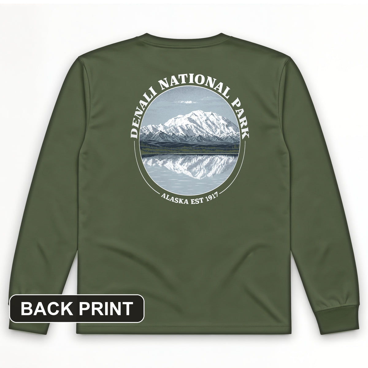 Denali Back Print Long Sleeve T-Shirt