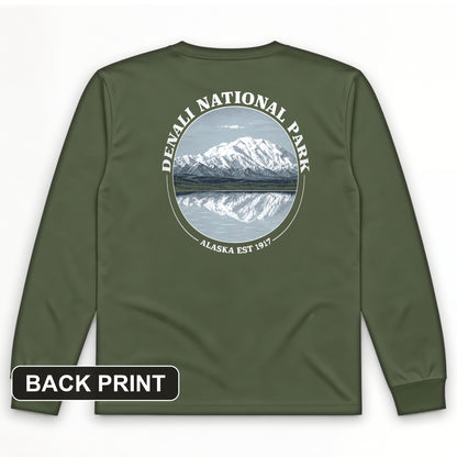 Denali Back Print Long Sleeve T-Shirt