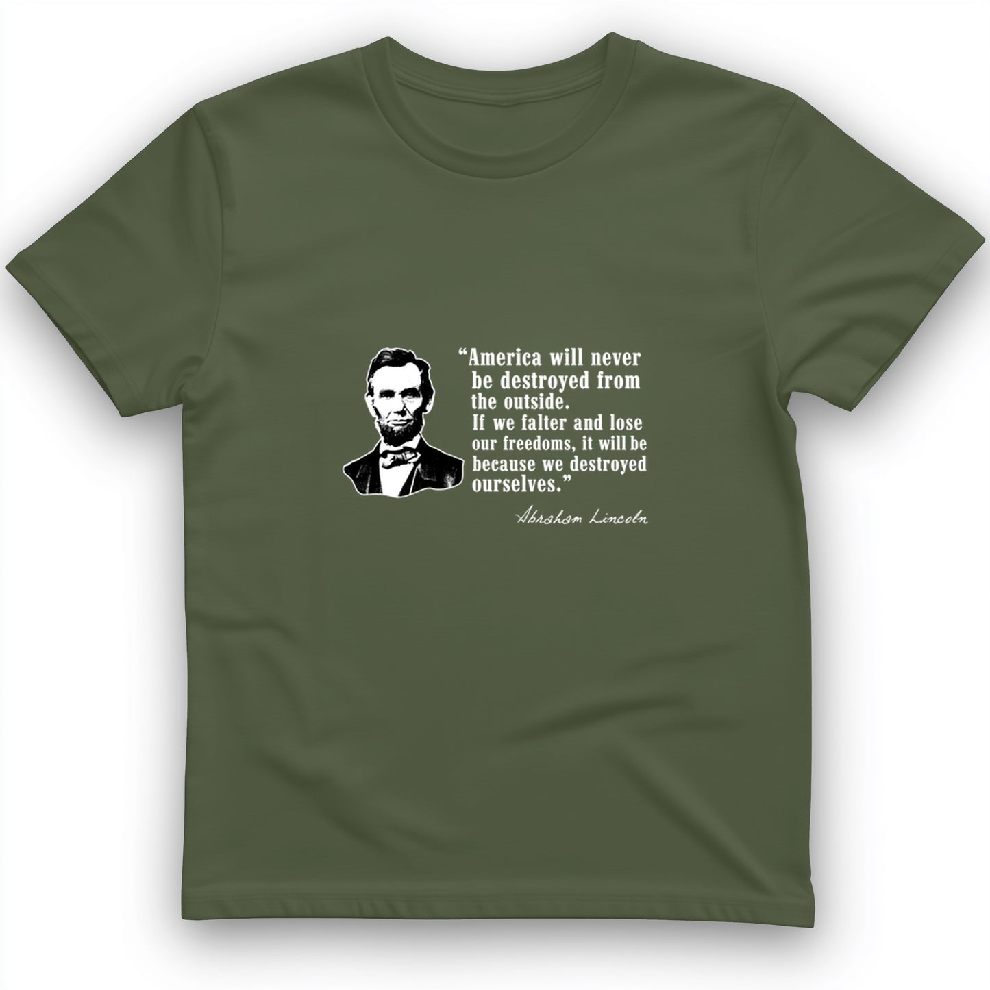 Destroyed Ourselves Lincoln T-Shirt