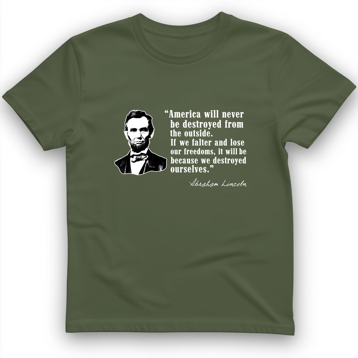 Destroyed Ourselves Lincoln T-Shirt