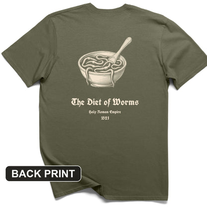 Diet Of Worms Back Print T-Shirt