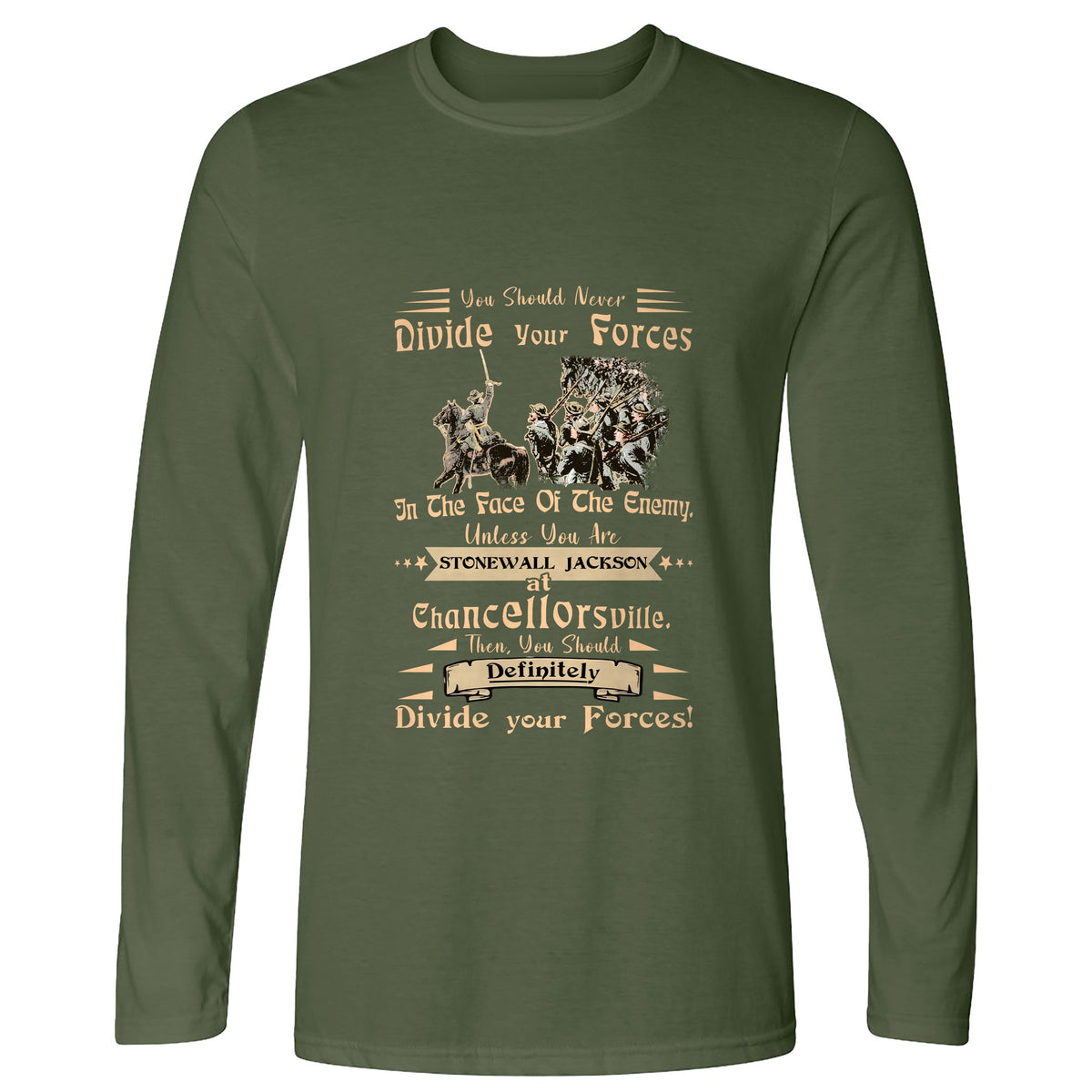 Dividing Forces Long Sleeve T-Shirt