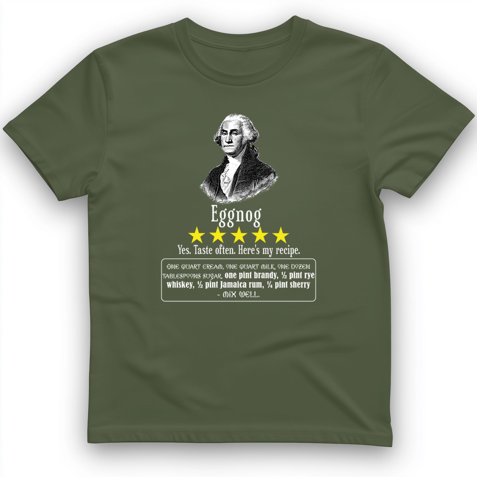 Eggnog George Washington T-Shirt