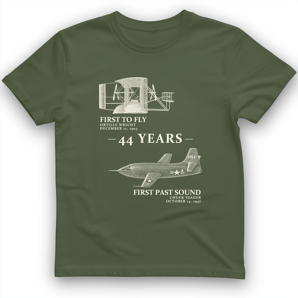 First To Fly - First Past Sound T-Shirt