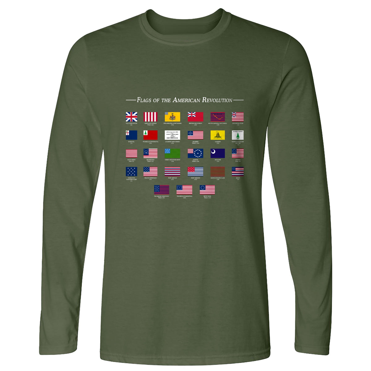 Flags Of The Revolution Long Sleeve T-Shirt