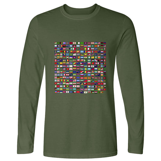 Flags of the World Long Sleeve T-Shirt