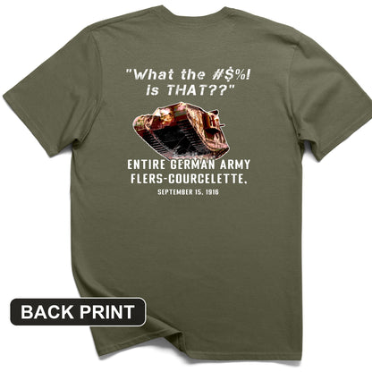 Flers-Courcelette 1916 Back Print T-Shirt