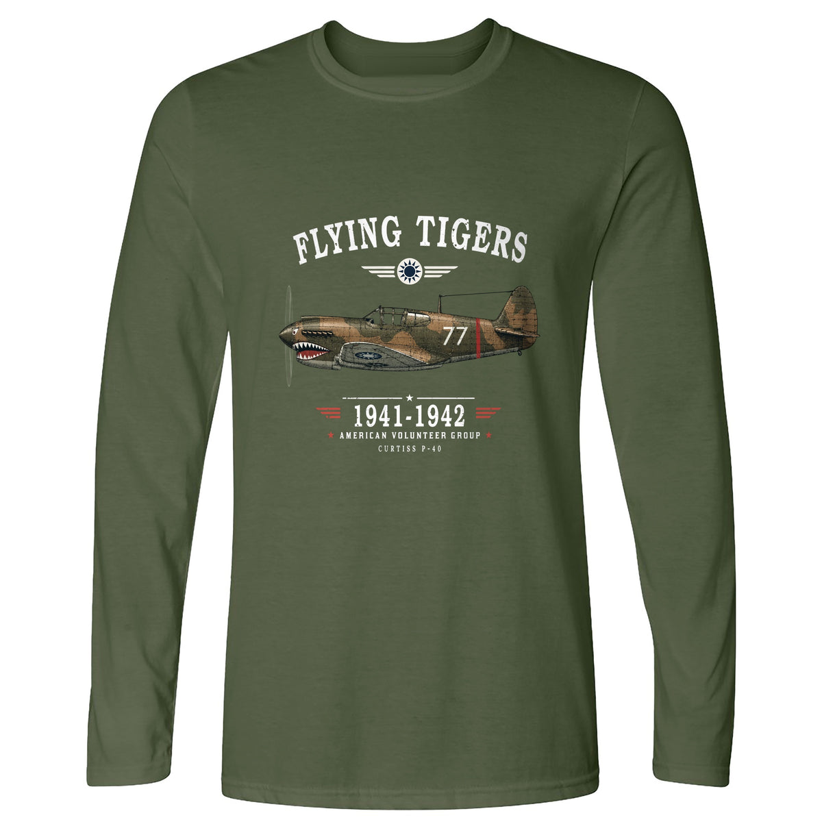 Flying Tigers Long Sleeve T-Shirt