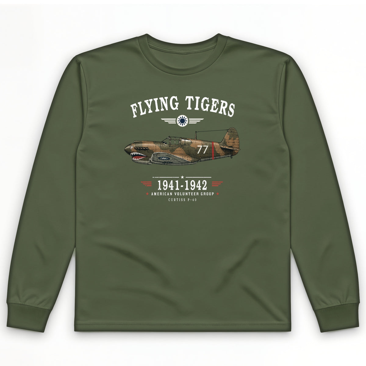 Flying Tigers Long Sleeve T-Shirt