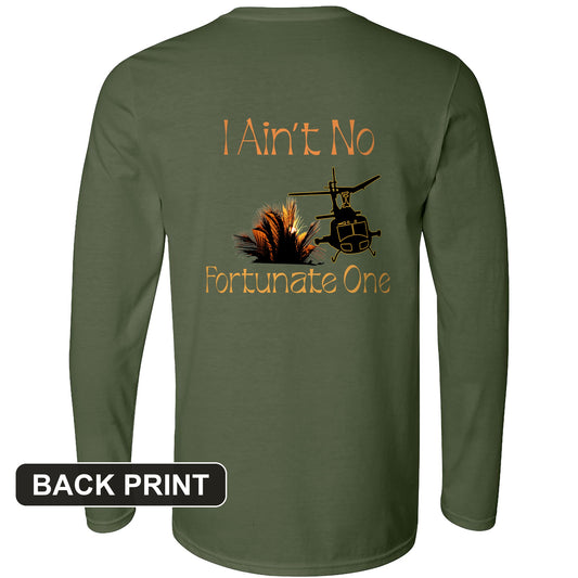 Fortunate Son Back Print Long Sleeve T-Shirt