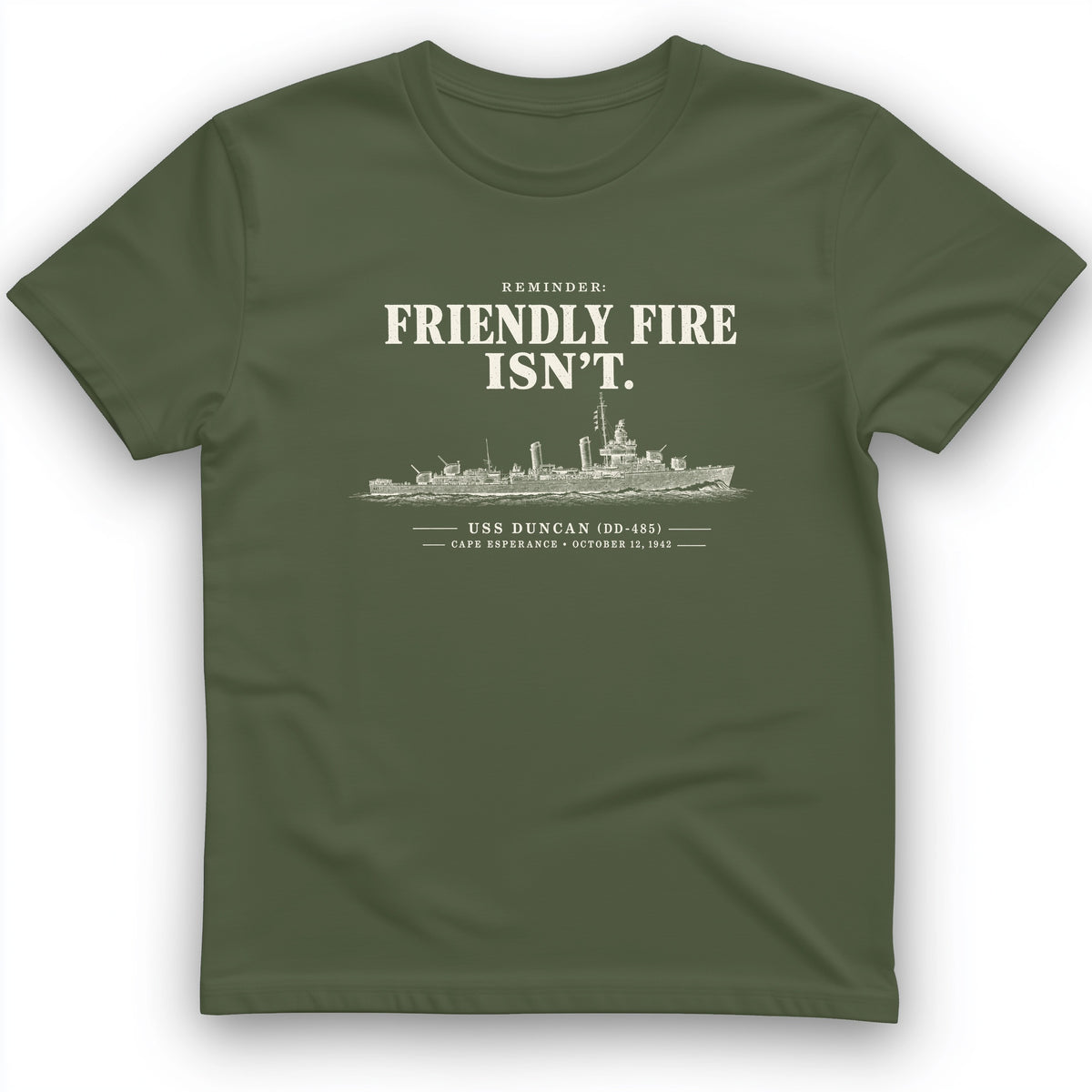 Friendly Fire Isn't T-Shirt
