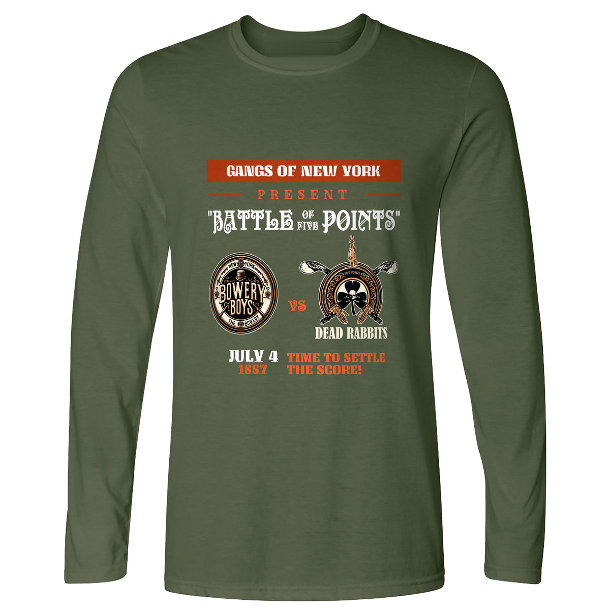 Gangs of New York Long Sleeve T-Shirt