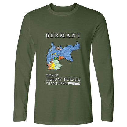 Germany Jigsaw Champion Long Sleeve T-Shirt