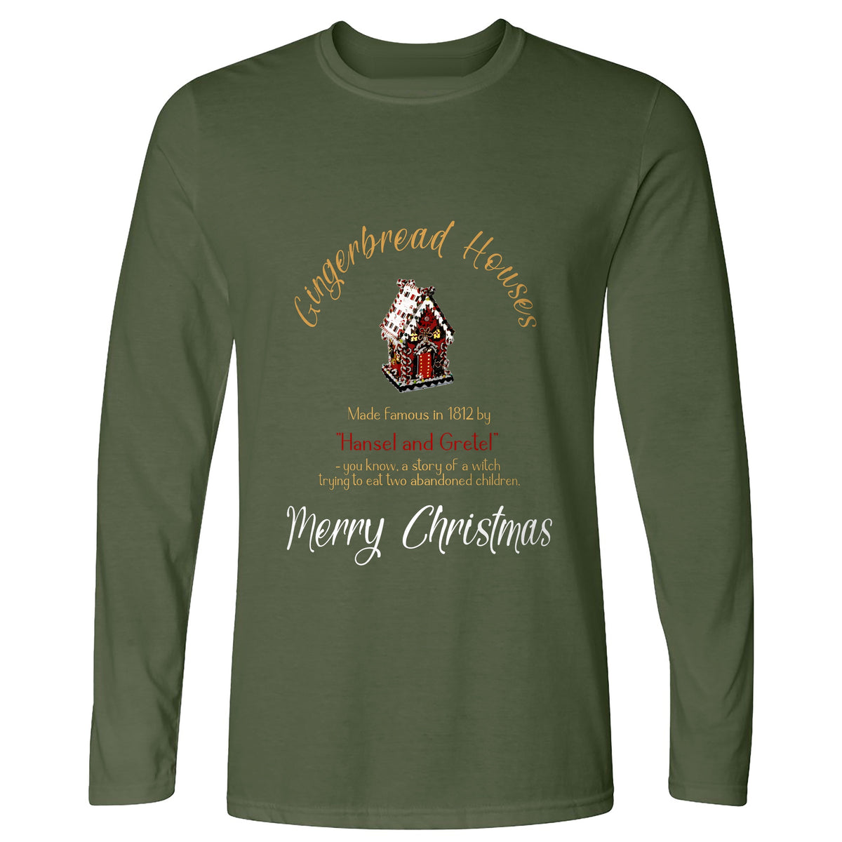 Gingerbread House Long Sleeve T-Shirt