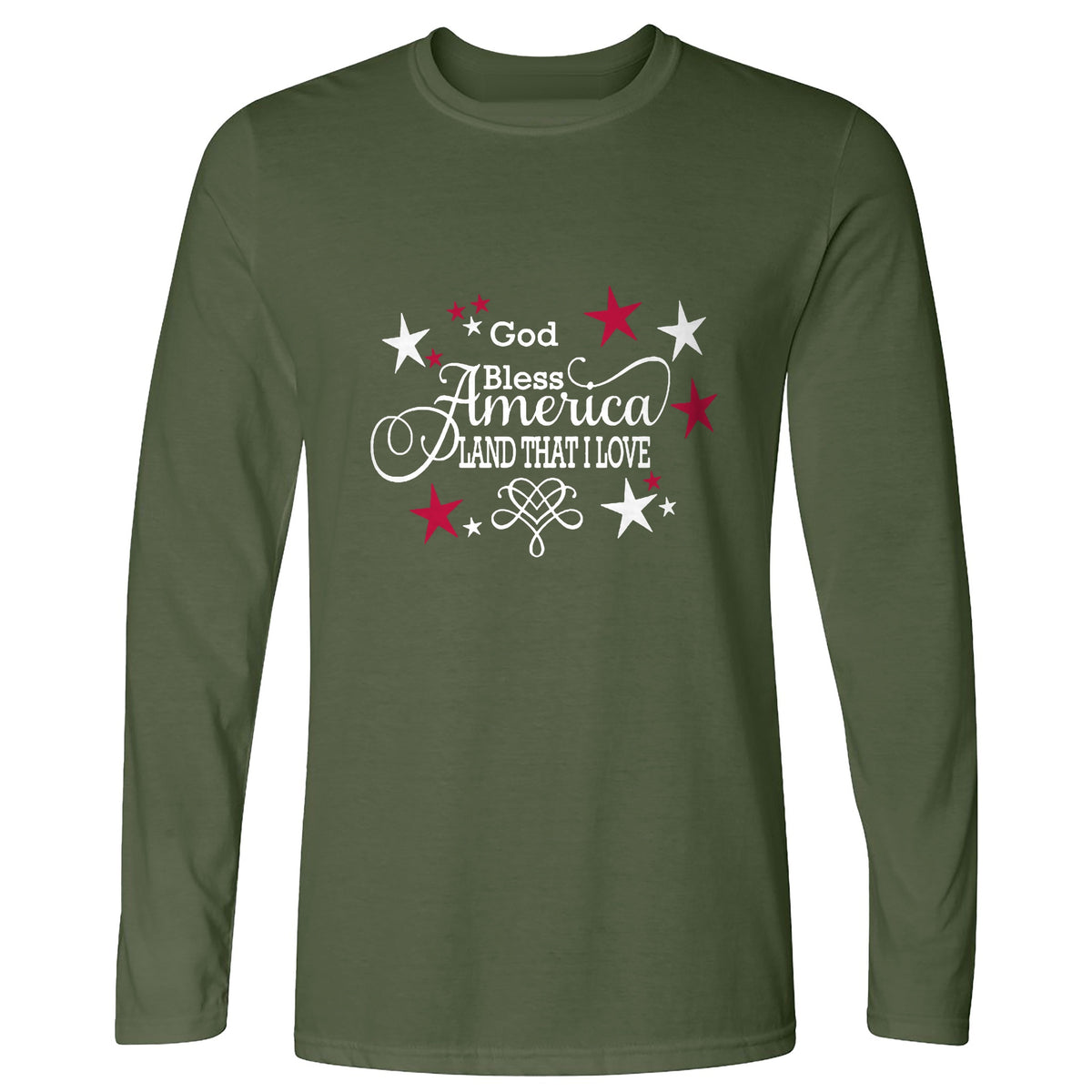 God Bless America Long Sleeve T-Shirt