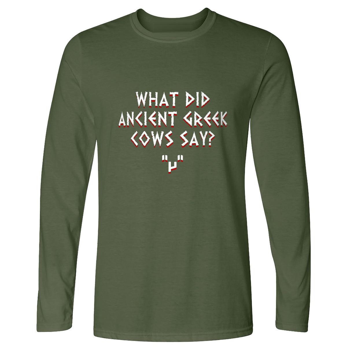 Greek Cows Long Sleeve T-Shirt