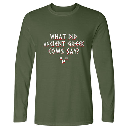 Greek Cows Long Sleeve T-Shirt