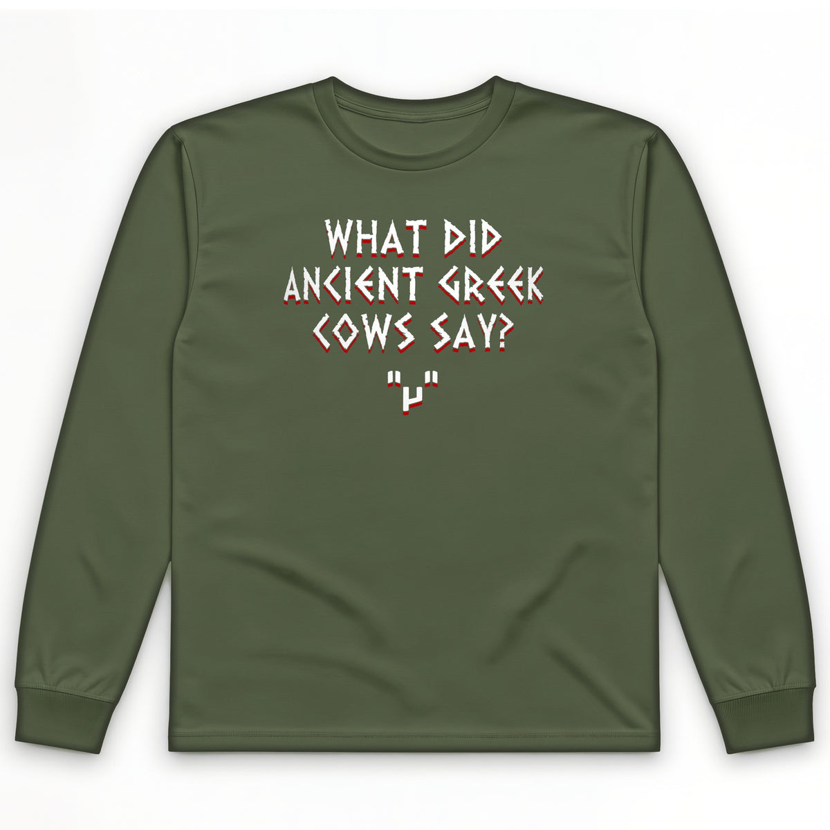 Greek Cows Long Sleeve T-Shirt
