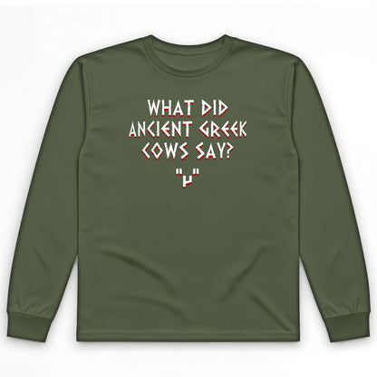 Greek Cows Long Sleeve T-Shirt