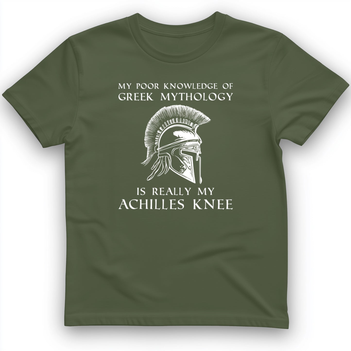 Greek Mythology Achilles Knee T-Shirt