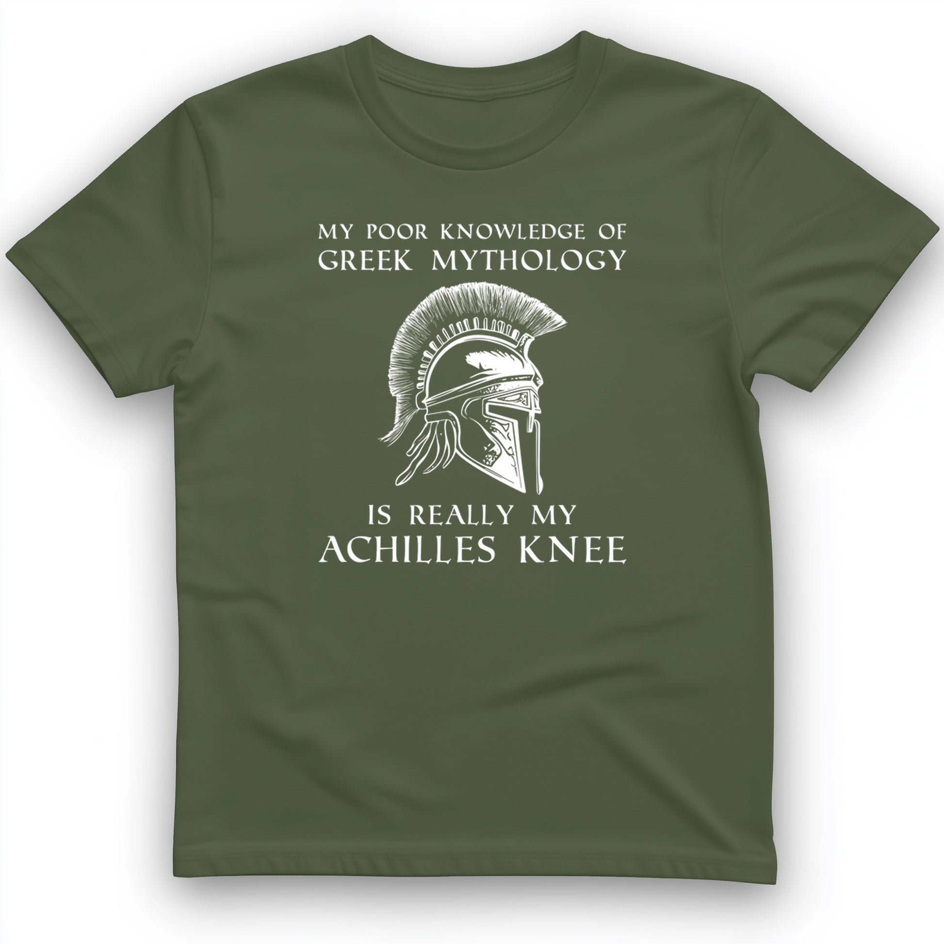 Greek Mythology Achilles Knee T-Shirt