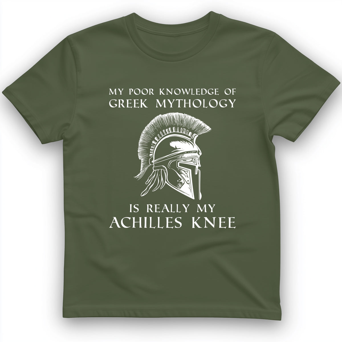 Greek Mythology Achilles Knee T-Shirt