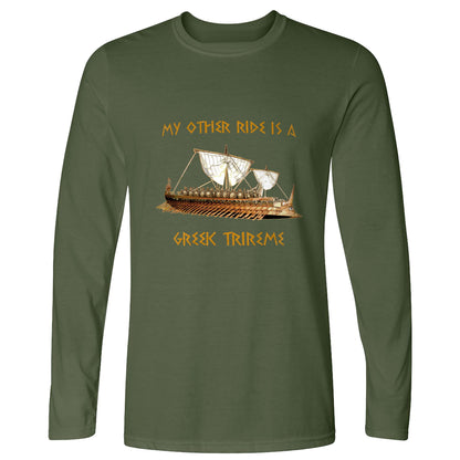 Greek Trireme Long Sleeve T-Shirt